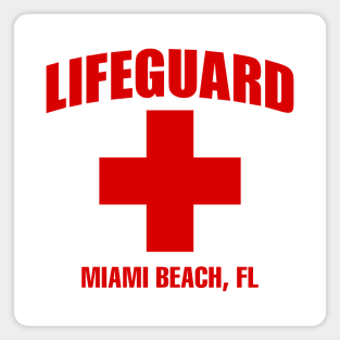 Lifeguard Miami Beach Magnet